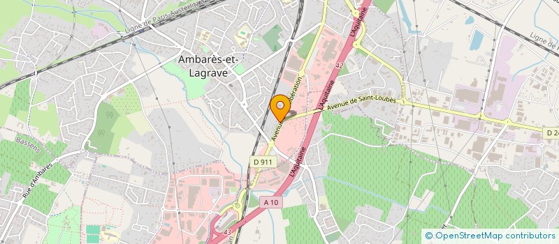 localisation de l'entreprise SAPB  AMBARES-ET-LAGRAVE