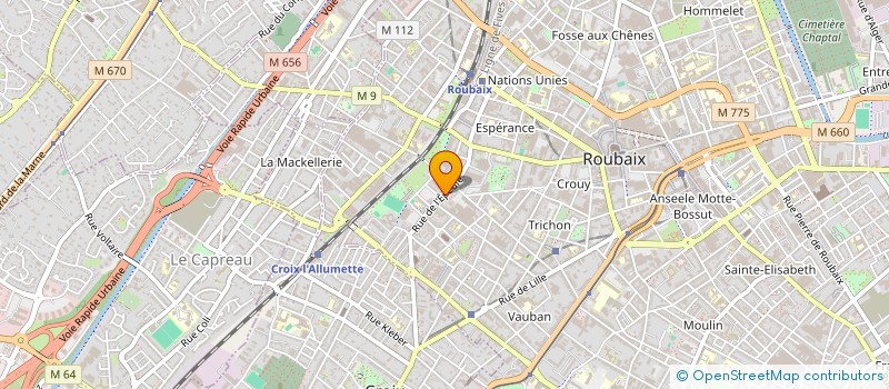 localisation de l'entreprise SAPB AUTOLAVAGE  ROUBAIX