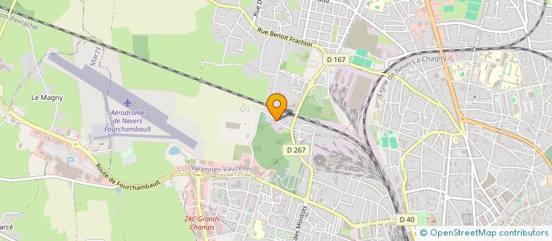 localisation de l'entreprise SAPBL  VARENNES-VAUZELLES