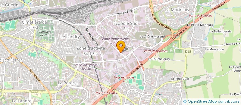 localisation de l'entreprise SAPC à CHANTEPIE