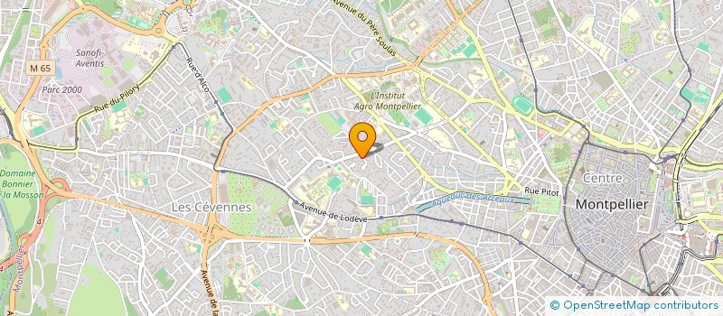 localisation de l'entreprise SAPCES COVER à MONTPELLIER