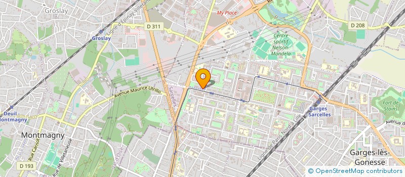 localisation de l'entreprise SAPE à SARCELLES