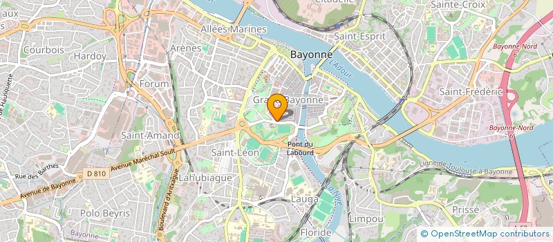 localisation de l'entreprise SAPE à BAYONNE