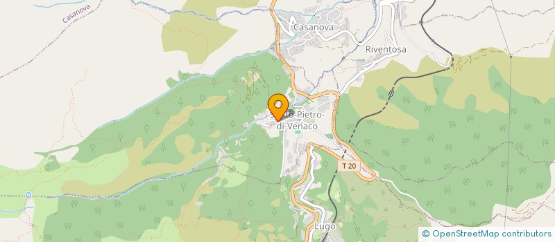 localisation de l'entreprise SAPE D'ISULA à SANTO PIETRO DI VENACO