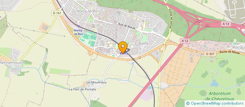 localisation de l'entreprise SAPEB IMMOBILIER à BAILLY
