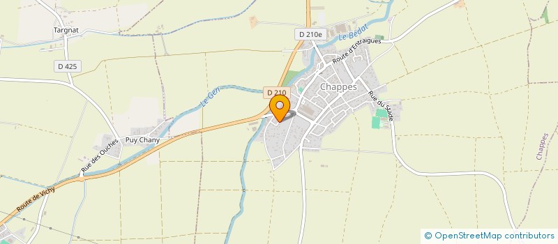 localisation de l'entreprise SAPEDE & CO  CHAPPES