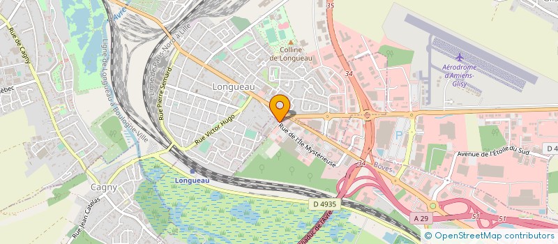 localisation de l'entreprise SAPEIC  LONGUEAU