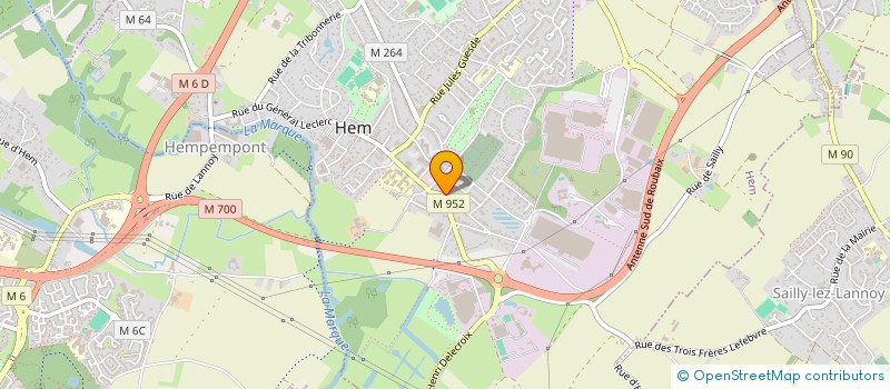 localisation de l'entreprise SAPEIX  HEM