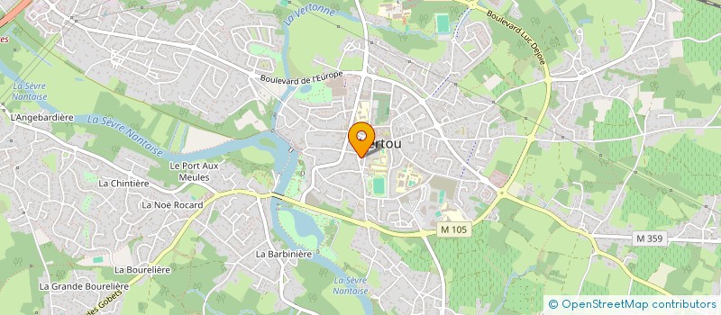 localisation de l'entreprise SAPEJ  VERTOU