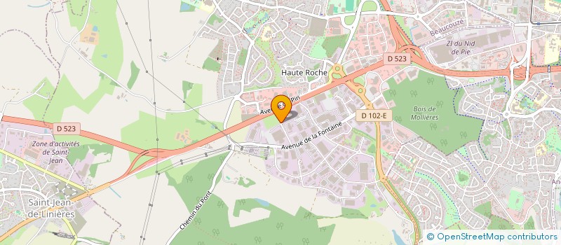 localisation de l'entreprise SAPELEM à BEAUCOUZE