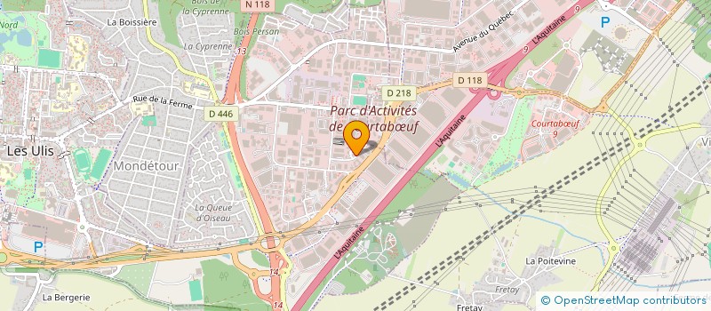 localisation de l'entreprise SAPELMECA à LES ULIS