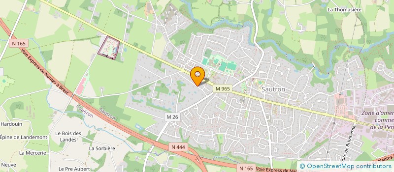 localisation de l'entreprise SAPEMA  SAUTRON