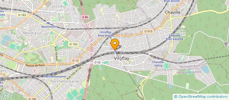 localisation de l'entreprise SAPERE LES CLASSES DU GOUT  VIROFLAY