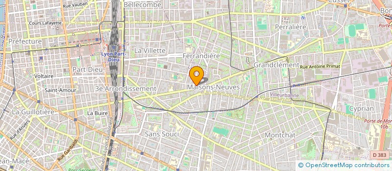 localisation de l'entreprise SAPERLIPAULBERT  LYON