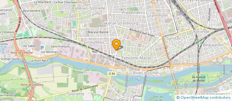 localisation de l'entreprise SAPERLIPOPETTE  TOURS