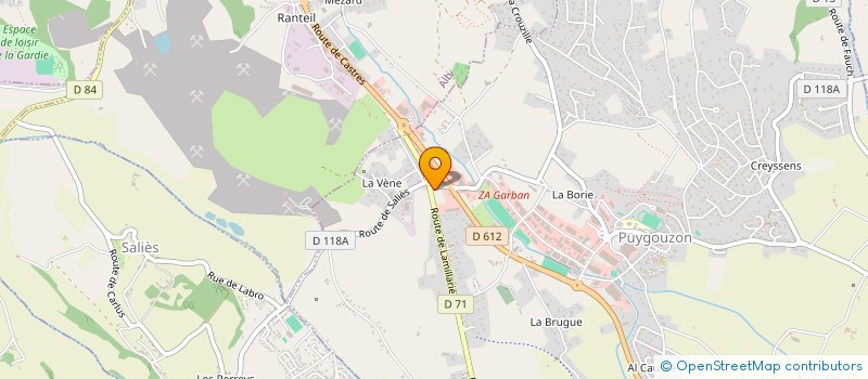 localisation de l'entreprise SAPERLIPOPETTE  PUYGOUZON