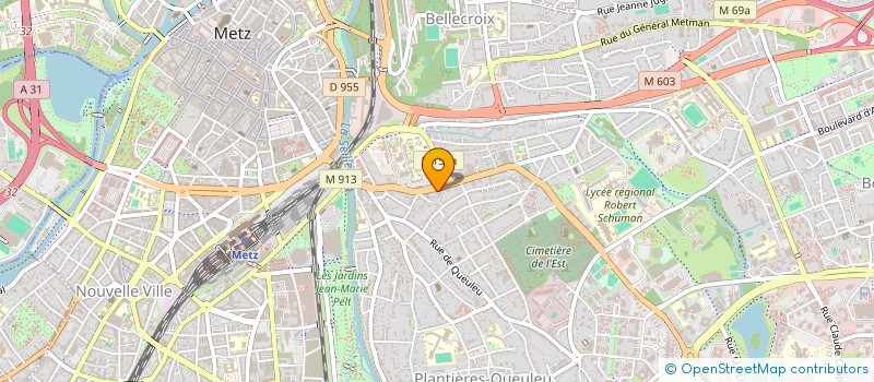 localisation de l'entreprise SAPERLIPOPETTE  METZ