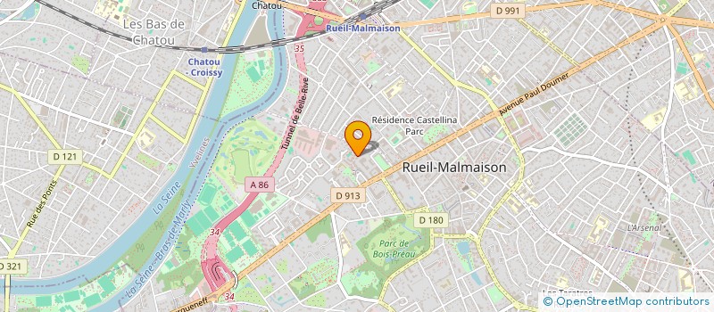 localisation de l'entreprise SAPERLOTTE à RUEIL-MALMAISON