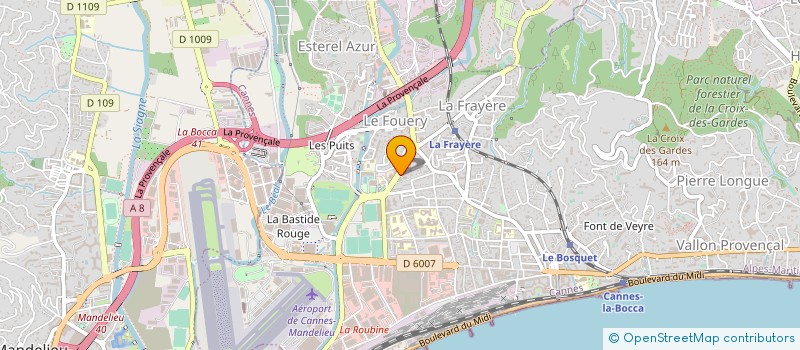 localisation de l'entreprise SAPEURS POMPIERS ACTIONS INTERNATIONALES  CANNES