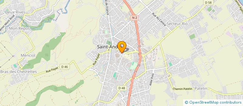 localisation de l'entreprise SAPH STARS  SAINT-ANDRE