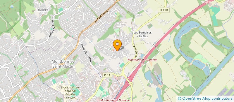 localisation de l'entreprise SAPHAEL à MONTBONNOT-SAINT-MARTIN