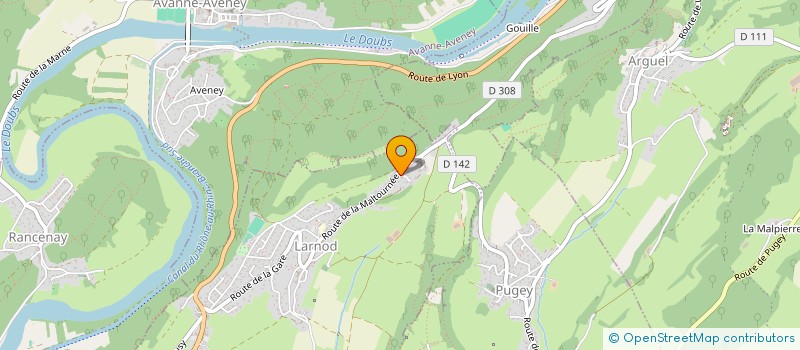 localisation de l'entreprise SAPHANIS  LARNOD