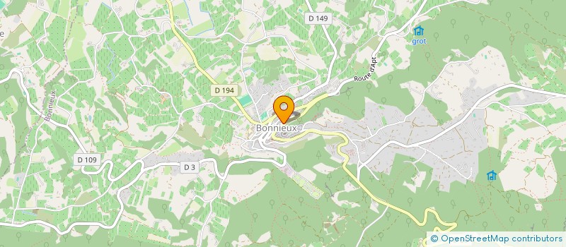 localisation de l'entreprise SAPHEM IMMO  BONNIEUX