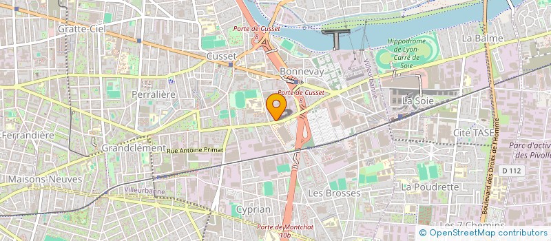 localisation de l'entreprise SAPHENE SANTE à VILLEURBANNE