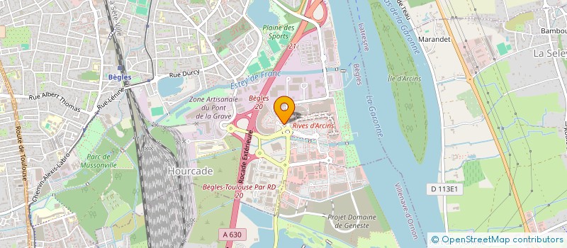 localisation de l'entreprise SAPHIDIS à BEGLES
