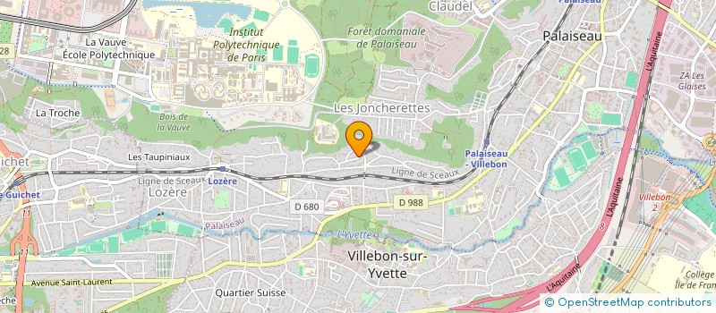localisation de l'entreprise SAPHIF à PALAISEAU