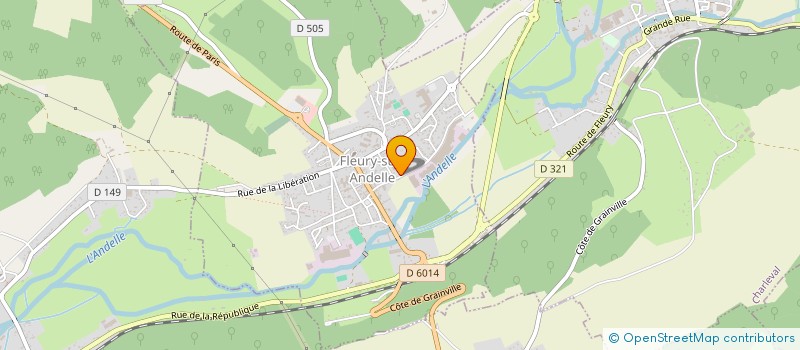 localisation de l'entreprise SAPHILFRED  FLEURY-SUR-ANDELLE