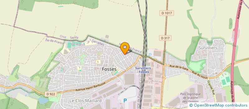 localisation de l'entreprise SAPHIR  SURVILLIERS