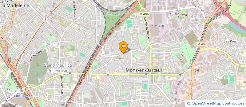 localisation de l'entreprise SAPHIR  MONS-EN-BARUL