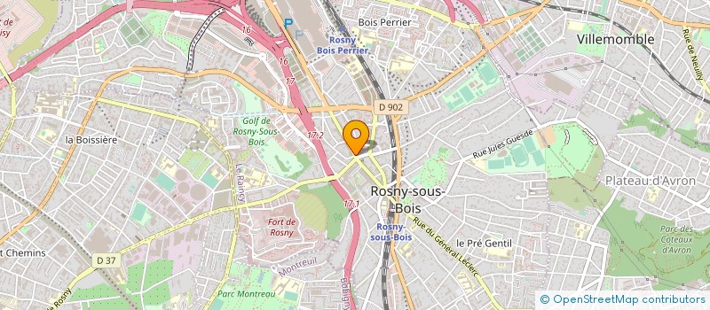 localisation de l'entreprise SAPHIR à ROSNY-SOUS-BOIS