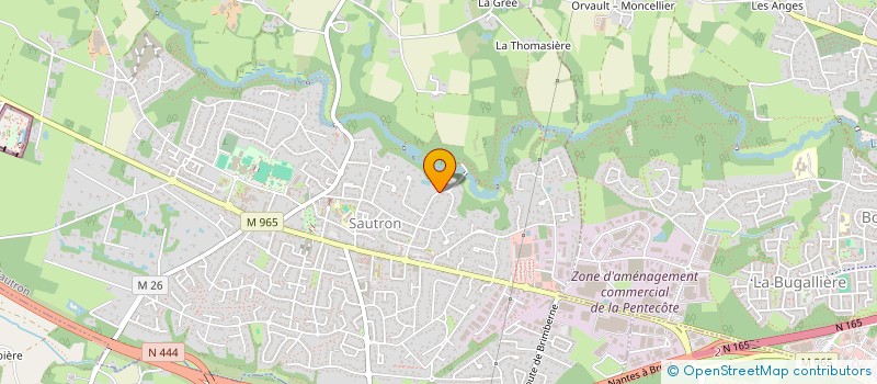 localisation de l'entreprise SAPHIR  SAUTRON