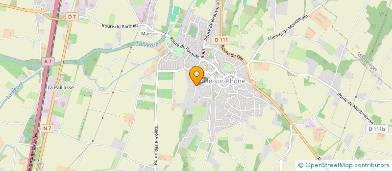 localisation de l'entreprise SAPHIR  ETOILE-SUR-RHONE