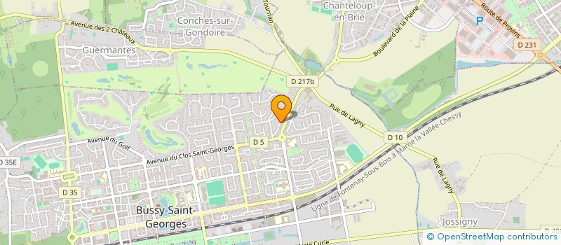 localisation de l'entreprise SAPHIR  BUSSY-SAINT-GEORGES