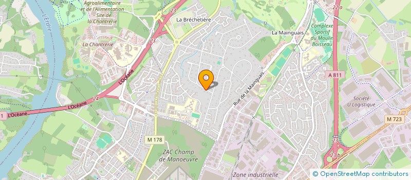 localisation de l'entreprise SAPHIR  CARQUEFOU