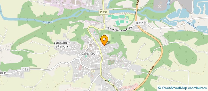 localisation de l'entreprise SAPHIR à SAINT-SEVER