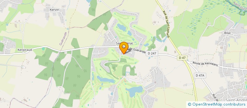 localisation de l'entreprise SAPHIR  SAINT-ANDRE-DES-EAUX