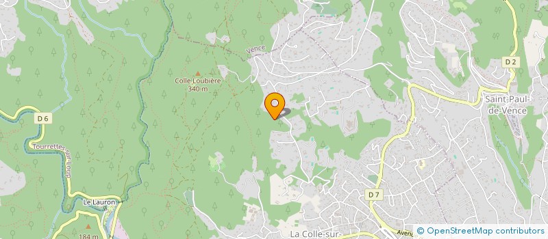 localisation de l'entreprise SAPHIR  LA COLLE-SUR-LOUP