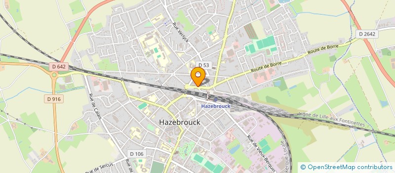 localisation de l'entreprise SAPHIR  HAZEBROUCK