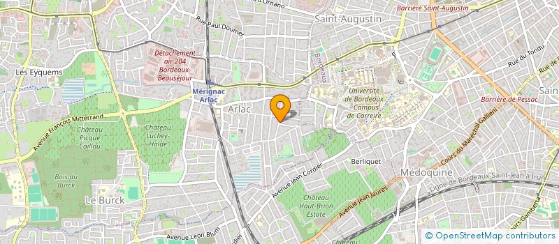 localisation de l'entreprise SAPHIR à MERIGNAC