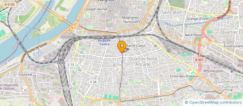 localisation de l'entreprise SAPHIR  AVIGNON