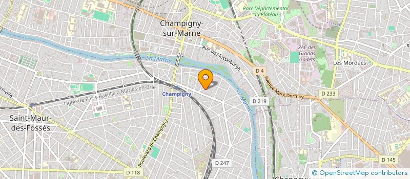 localisation de l'entreprise SAPHIR à SAINT-MAUR-DES-FOSSES