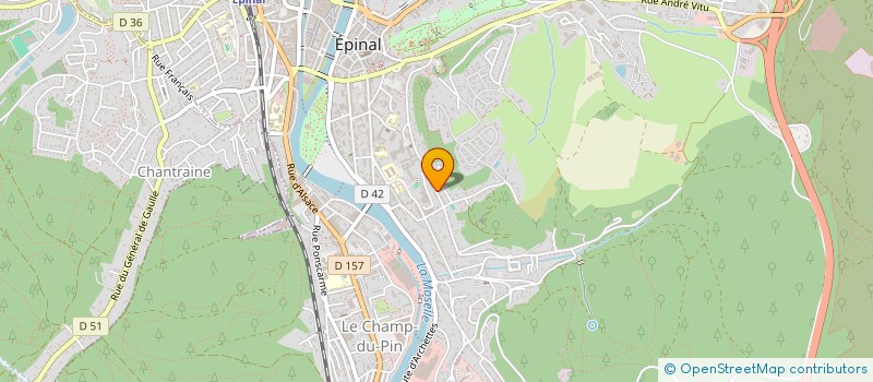 localisation de l'entreprise SAPHIR à EPINAL