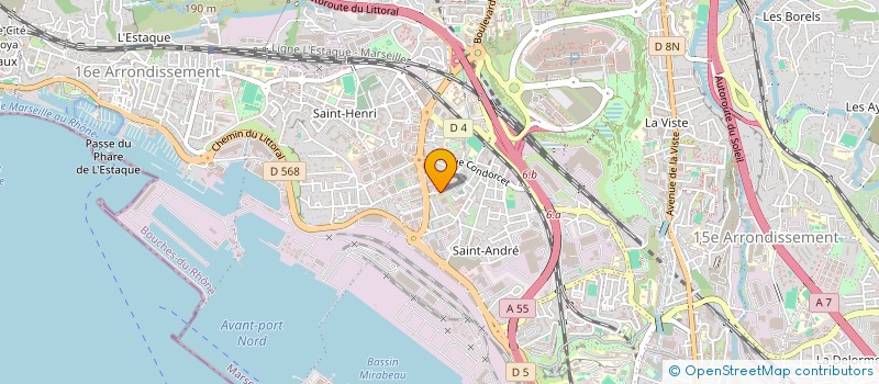 localisation de l'entreprise SAPHIR à MARSEILLE