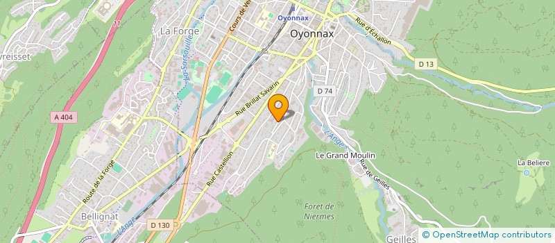 localisation de l'entreprise SAPHIR à OYONNAX