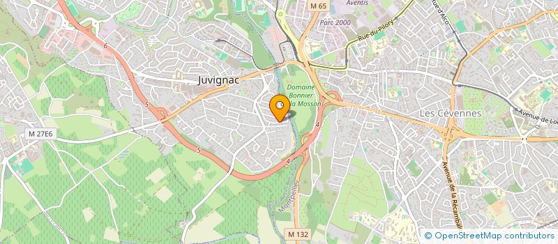 localisation de l'entreprise SAPHIR  JUVIGNAC