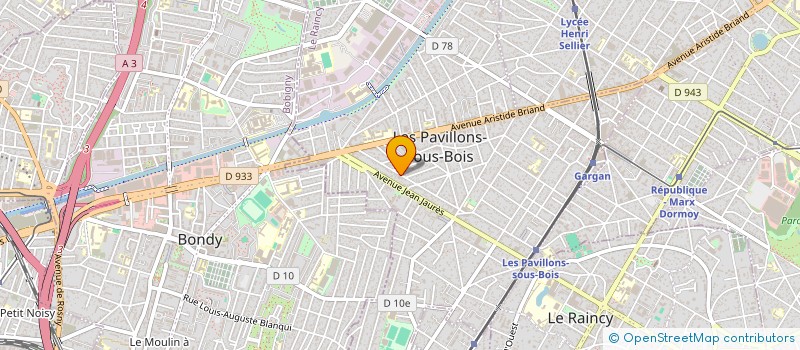 localisation de l'entreprise SAPHIR DIAMANT à LES PAVILLONS-SOUS-BOIS